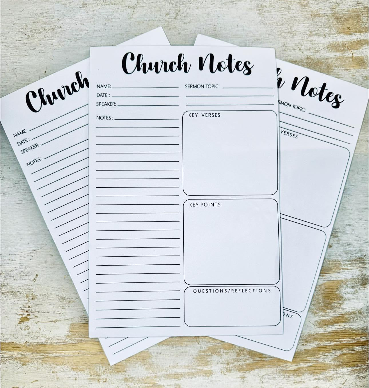 Church Note - Pads ✝️💕