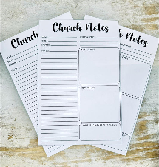 Church Note - Pads ✝️💕