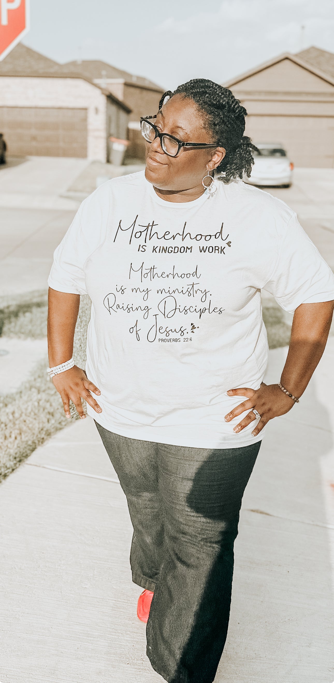 Motherhood Is Kingdom Work Tee