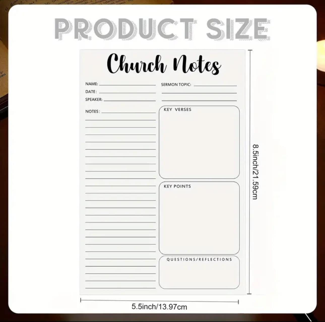 Church Note - Pads ✝️💕