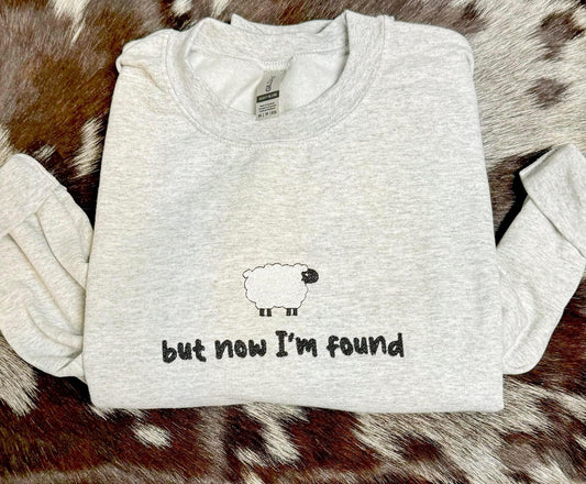 Now I’m Found Embroidered Tee and Sweater (Copy)